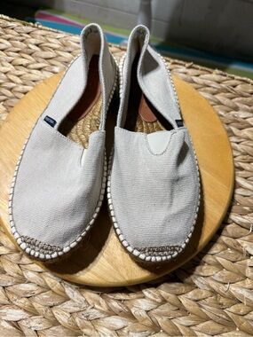 Viscata  Women's Espadrille Slip-On - Natural Cream Canvas 7.5-8 U.S.A woman’s